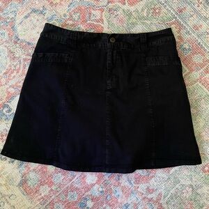 Vintage Black Skirt/skort with Pockets